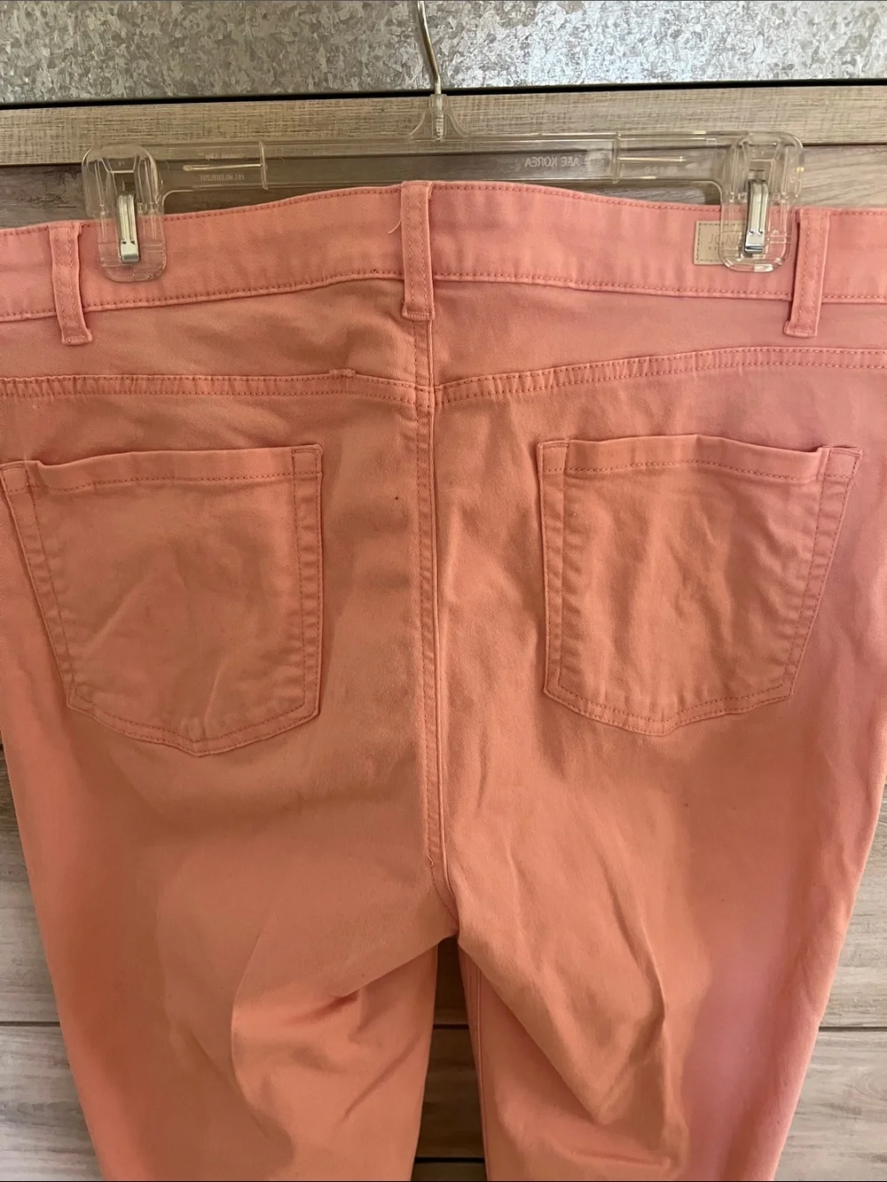 Jones New York Pastel Pink Cropped Straight Capri Jeans - 14